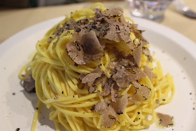 Pasta with Truffles at Zeb Gastronomia - Florence - Italian Love Affair Food Culinary Tours - Delectable Destinations - Carol Ketelson
