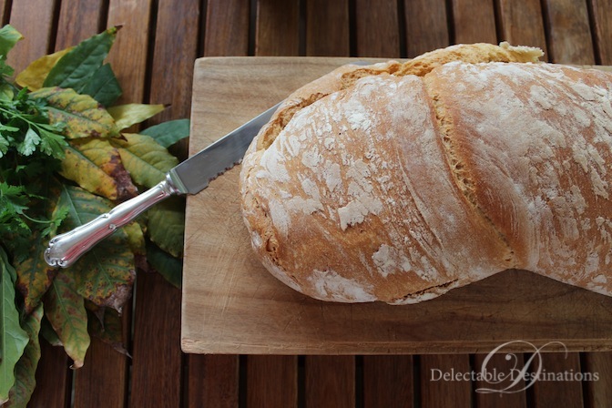 Italian Homemade Bread - Tuscany Food Styling Photography - Delectable Destinations - Carol Ketelson