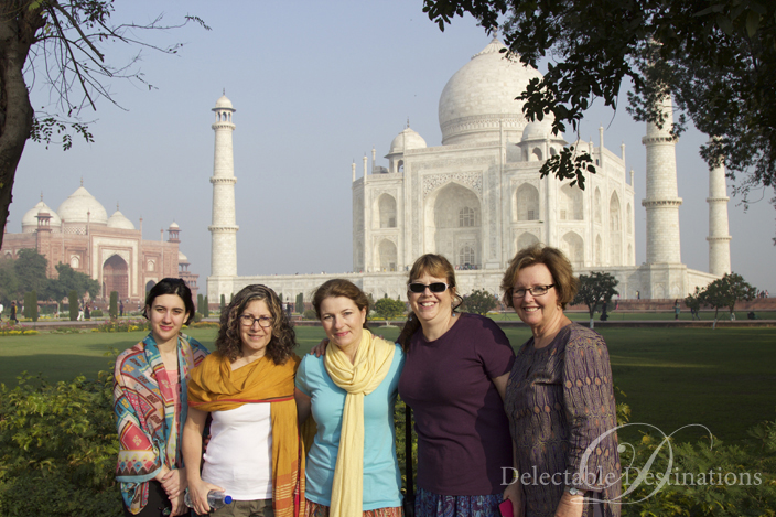 The magical Taj Mahal in Agra, India. One of our stops during our Culinary and Cultural tour of India - Love Traveling Delectable Destinations Carol Ketelson